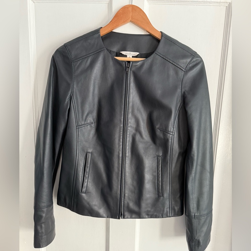 LL Bean Signature Leather Jacket
